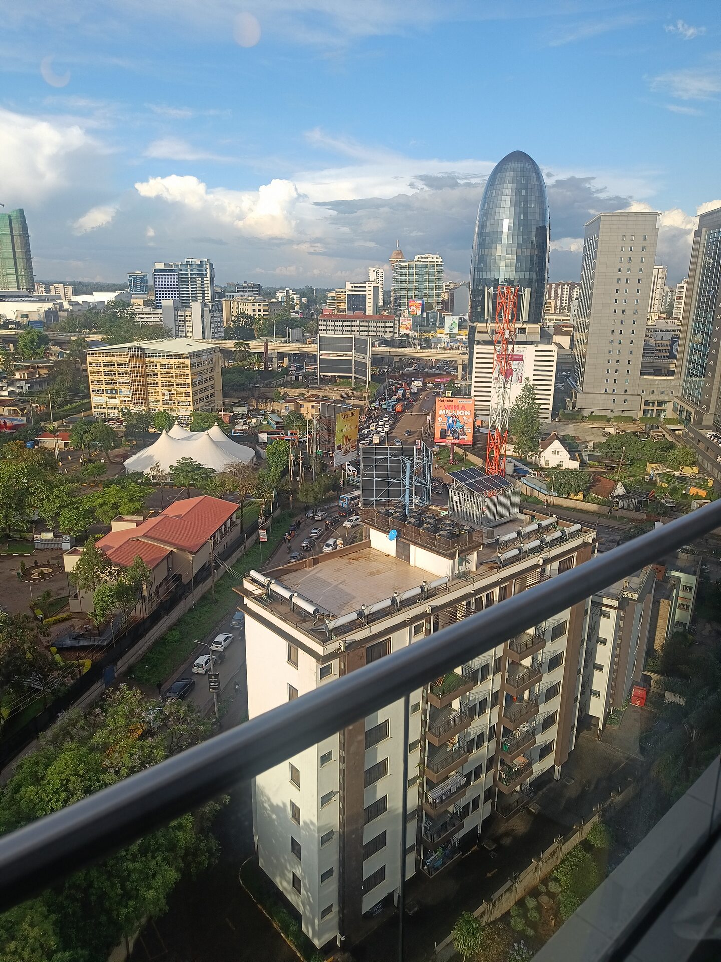 Nairobi city skyline